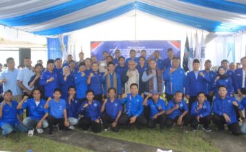 Kukuhkan Pengurus se-NTB, BMI Siap Birukan Bumi Gogora Untuk Pemilu 2029