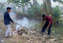 KKN Universitas Palapa Nusantara Hadir Untuk Kebersihan Lingkungan