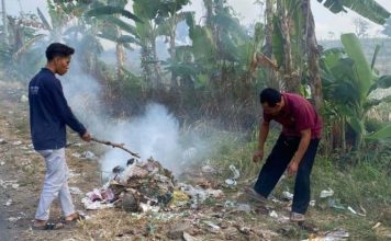 KKN Universitas Palapa Nusantara Hadir Untuk Kebersihan Lingkungan